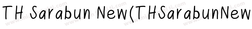 TH Sarabun New(THSarabunNew)字体转换